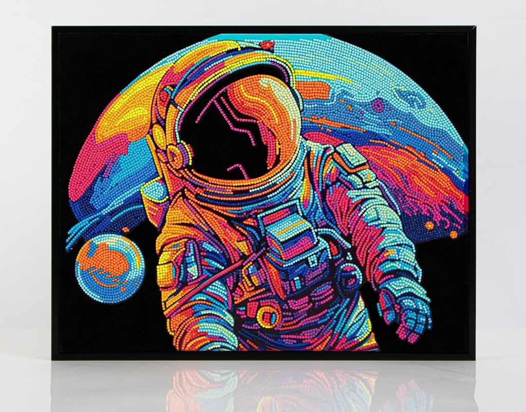 Diamond Painting Neon Astronaut