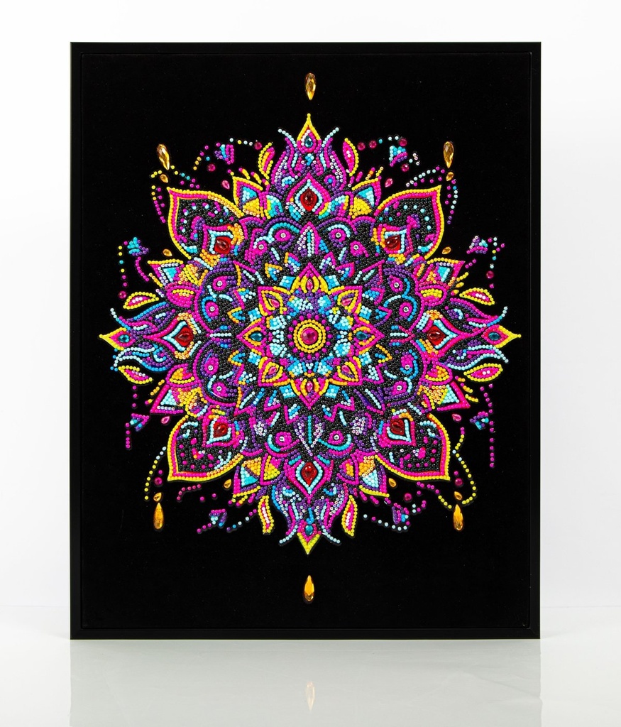 Diamond Painting Neon Mandala