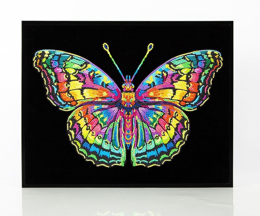 Diamond Painting Neon Schmetterling