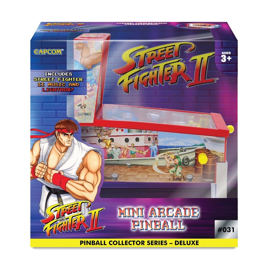 Street Fighter II Collectible Desktop Arcade Pinball