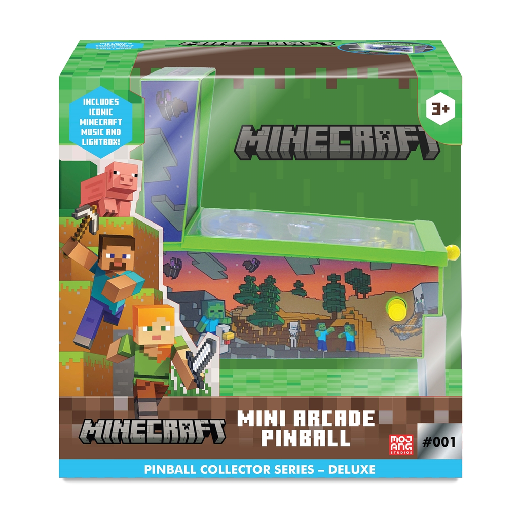 Minecraft Collectible Desktop Arcade Pinball