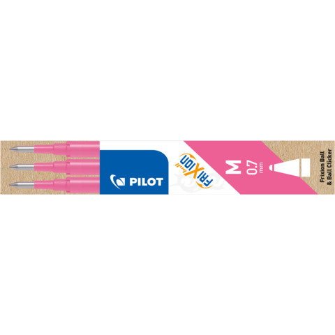 PILOT FriXion Ersatzmine Ball 0,7mm pink 3 Stück Faltschachtel