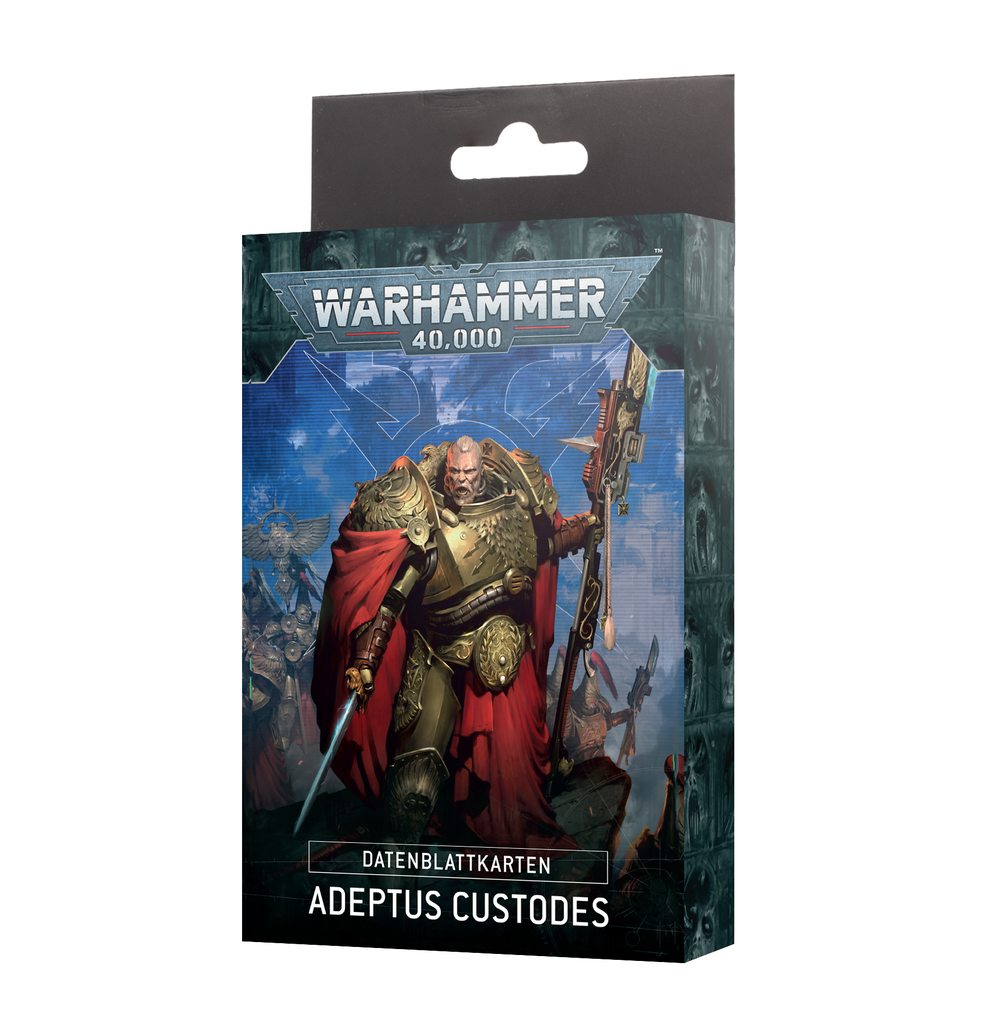 Datenblattkarten: Adeptus Custodes (Deu)