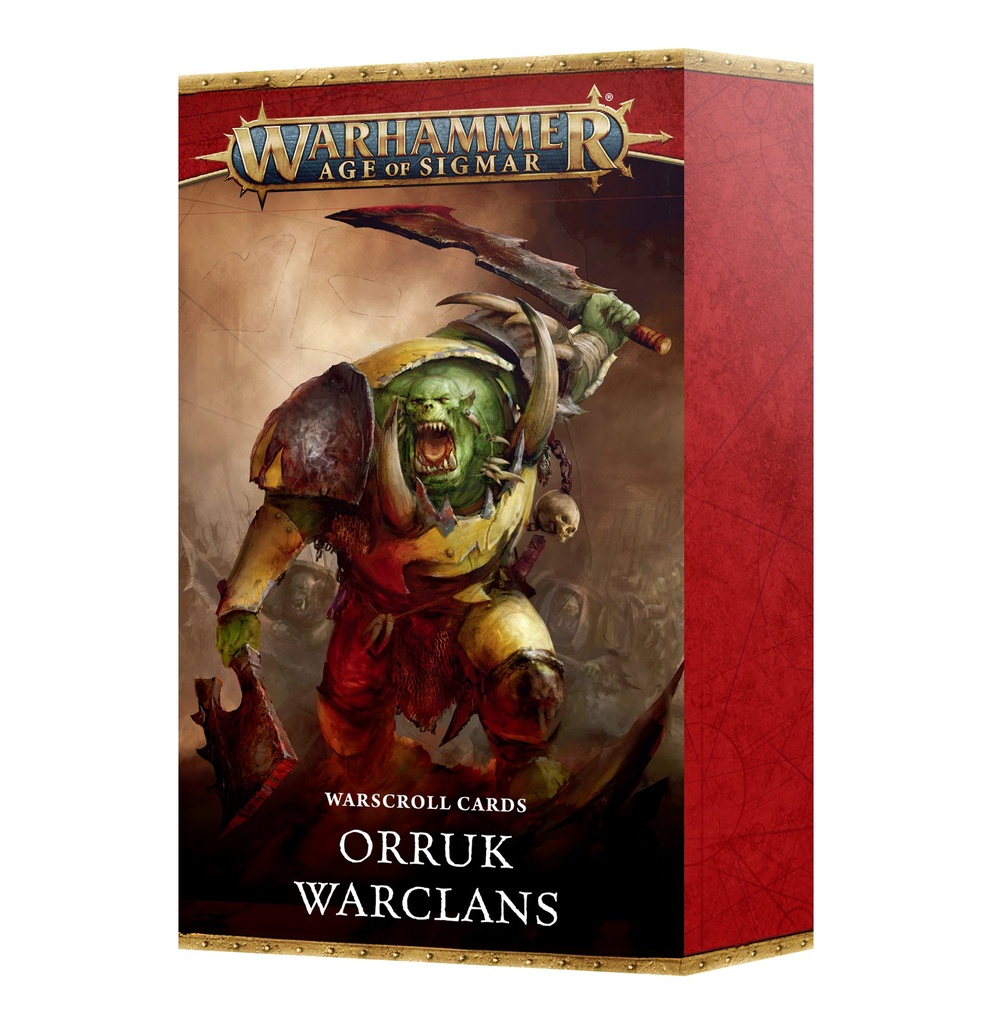 [5011921247004] Warscroll Cards: Orruk Warclans (EN)