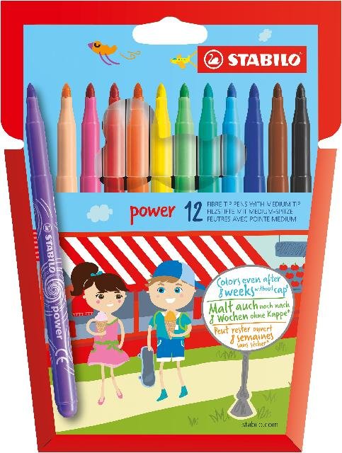 STABILO Power 12er Kartonetui