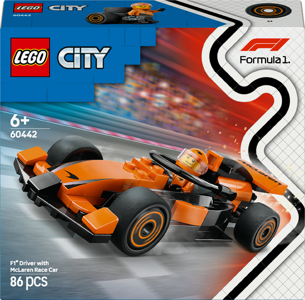 F1® Rennfahrer mit McLaren Rennauto
