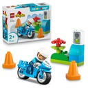 Blaues Polizeimotorrad