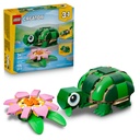 Schildkröte mit Seerose