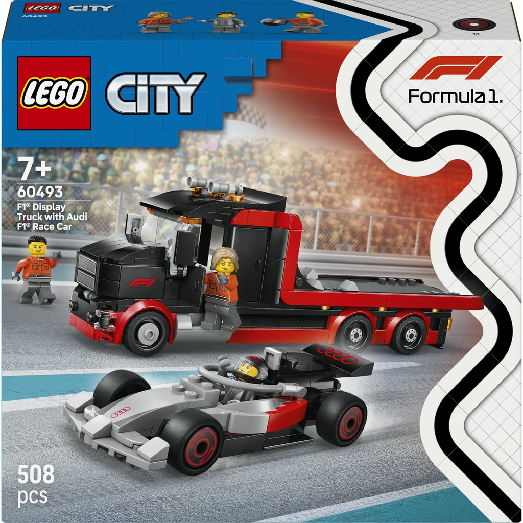 [5702018056844] F1® Truck mit Audi F1® Rennwagen