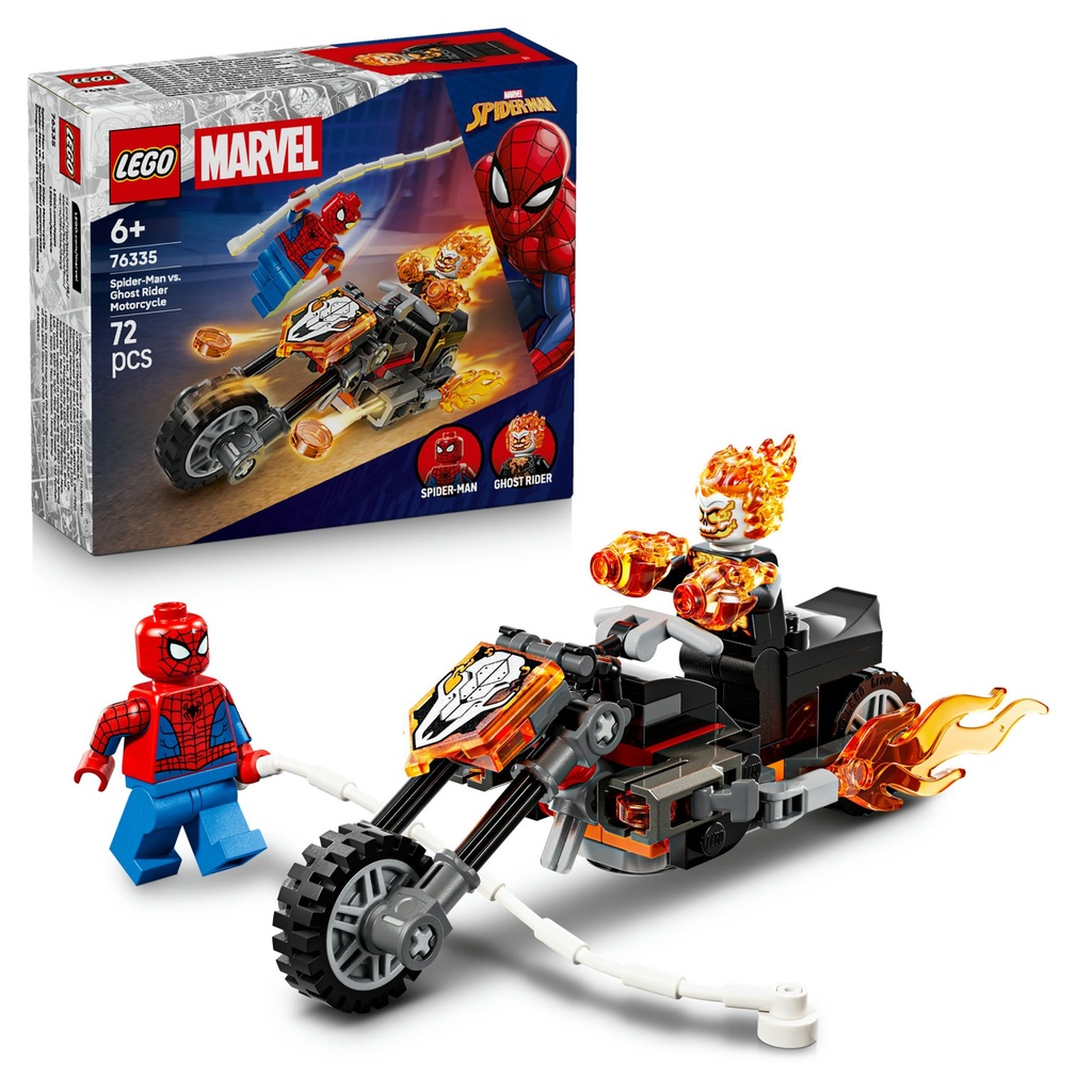 [5702018063187] Spider-Man vs. Ghost Rider auf seinem Motorrad
