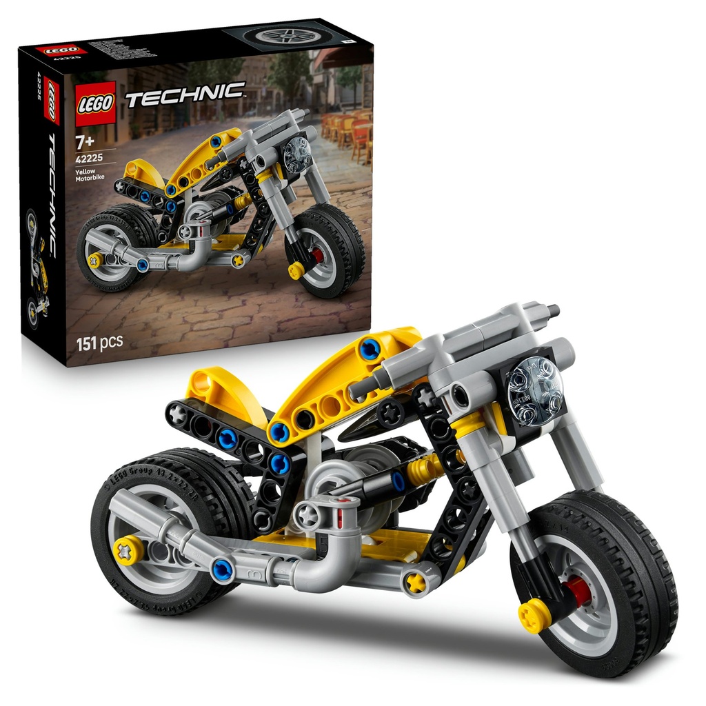 [5702018069356] Gelbes Motorrad