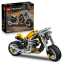Gelbes Motorrad