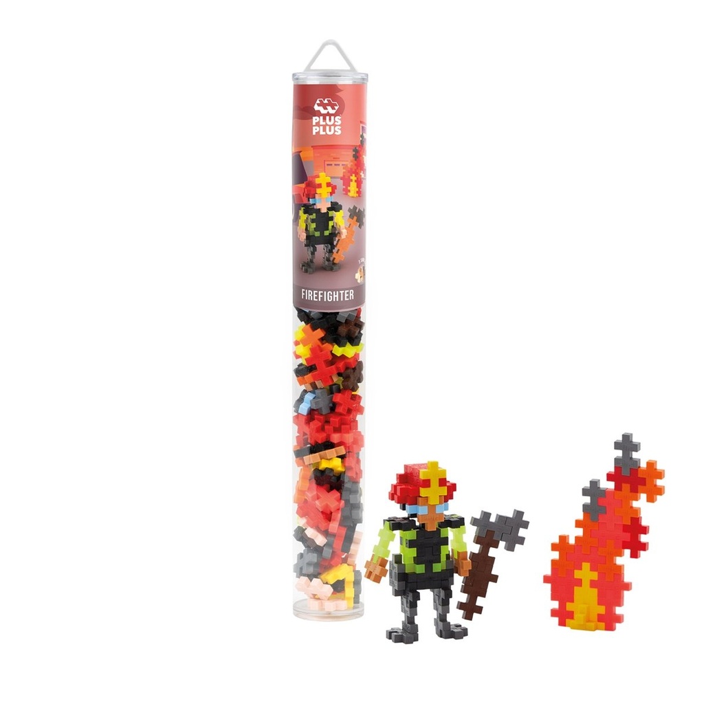 [5710409108188] 100 Kreativ Bausteine Feuerwehrmann