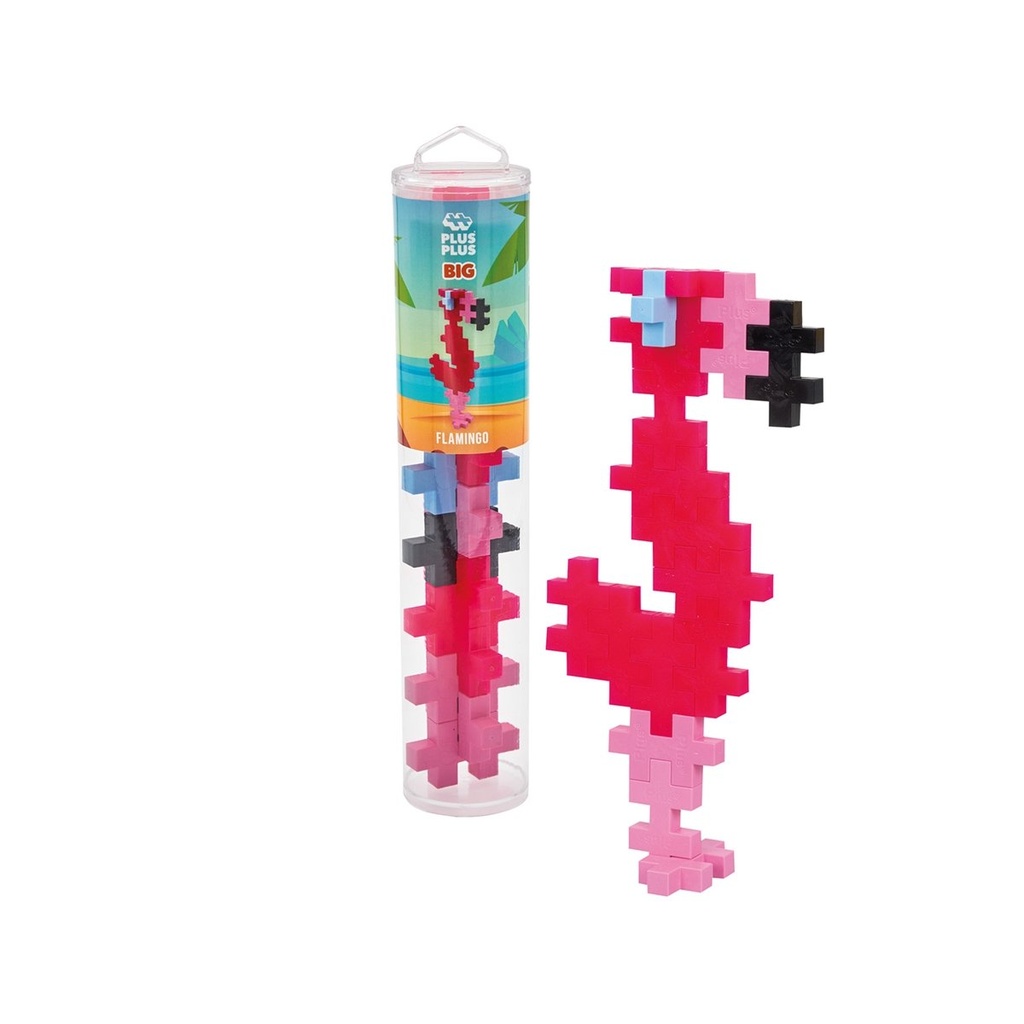 [5710409201032] 15 Kreativ Bausteine BIG Flamingo