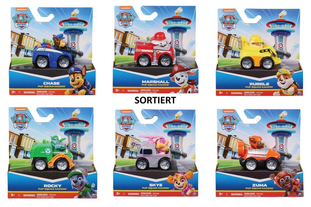 [0681147024557] PAW Pup Squad Racers Sort.