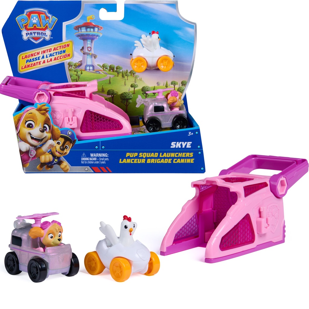 PAW Pup Squad Launcher Skye & Henrietta