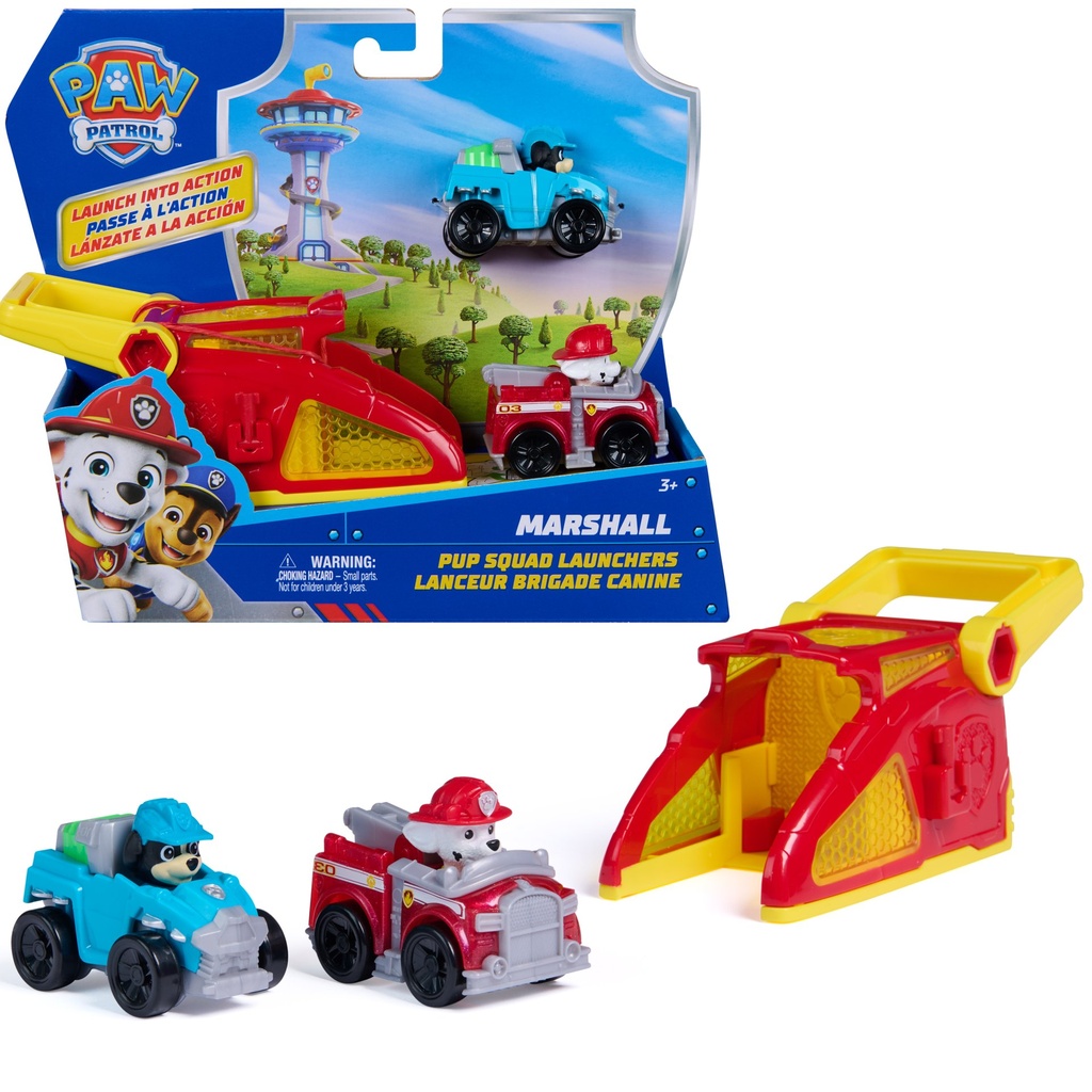 PAW Pup Squad Launcher Marshall & Rex