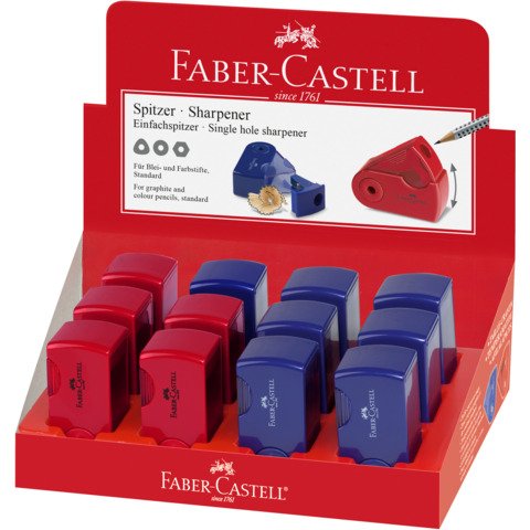 [6933256611918] Klappspitzdose Sleeve Mini rot/blau
