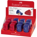 Klappspitzdose Sleeve Mini rot/blau