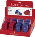 Klappspitzdose Sleeve Mini rot/blau