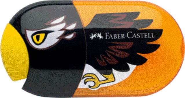 Doppelspitzdose Adler inkl. Radierer