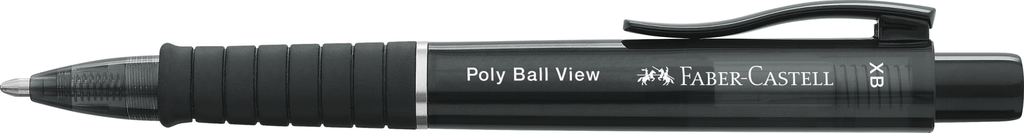 Kugelschreiber Poly Ball View schwarz