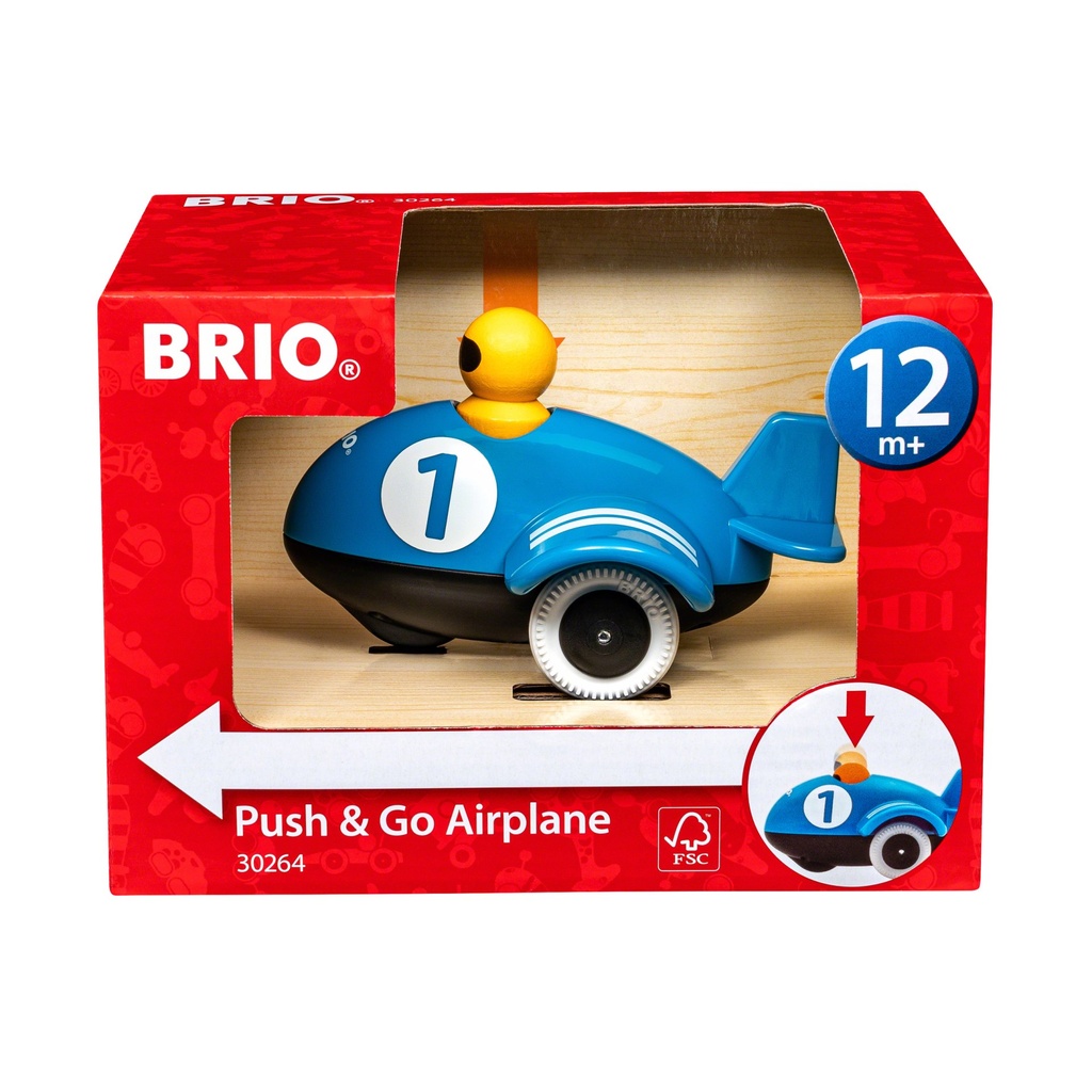 [7312350302646] BRIO Push & Go Flugzeug