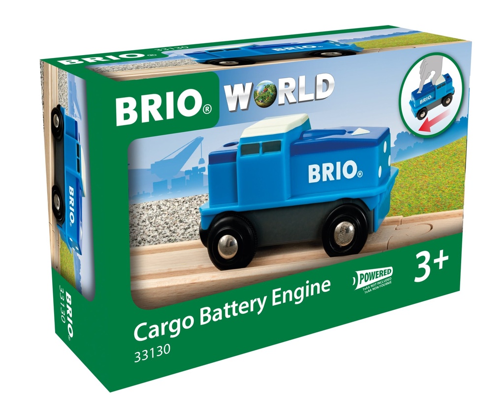 Blaue Batterie Frachtlok