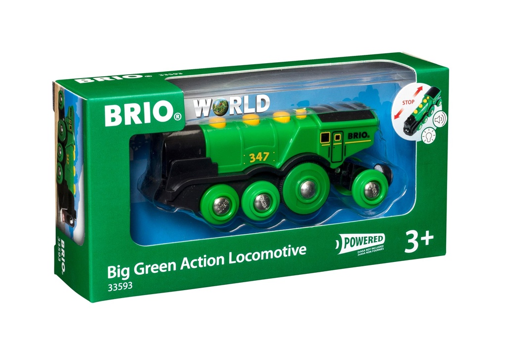 BRIO Grüner Gustav Batterielo