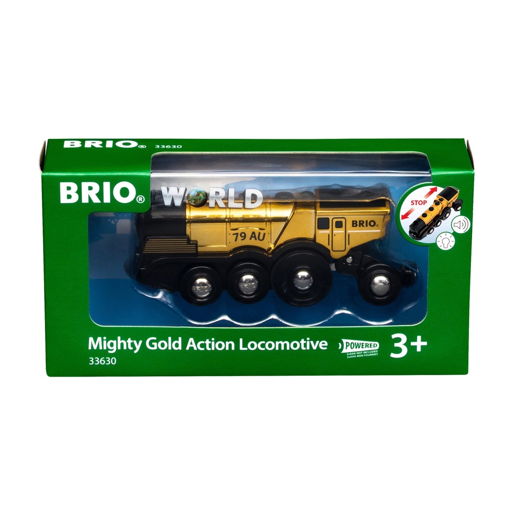 BRIO Goldene Batterielok mit