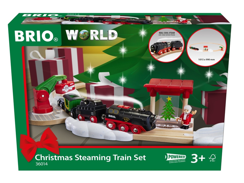 [7312350360141] Batt.-Dampflok Weihnachts-Set