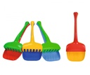 Schaufel+Rechen-Set, 4-sort.