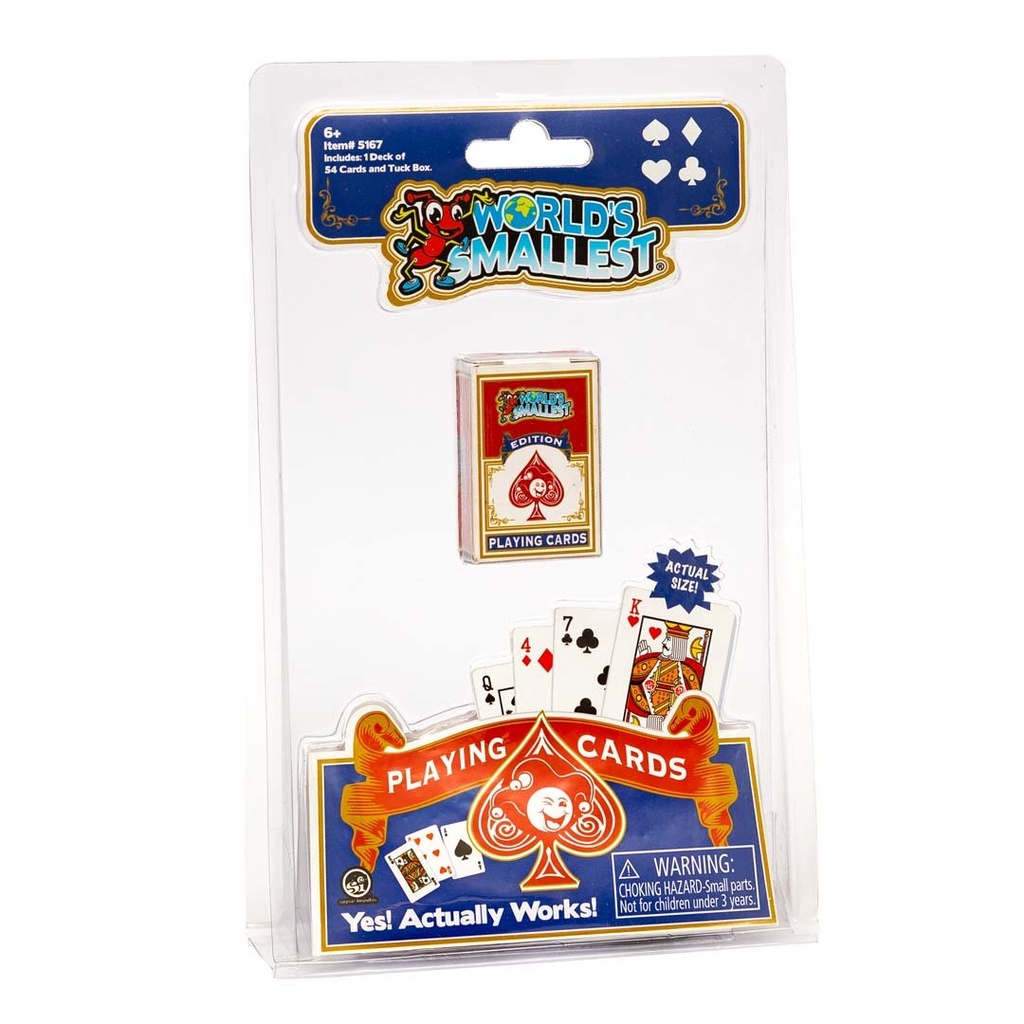 World's Smallest Playing Cards (Kartenspiel)