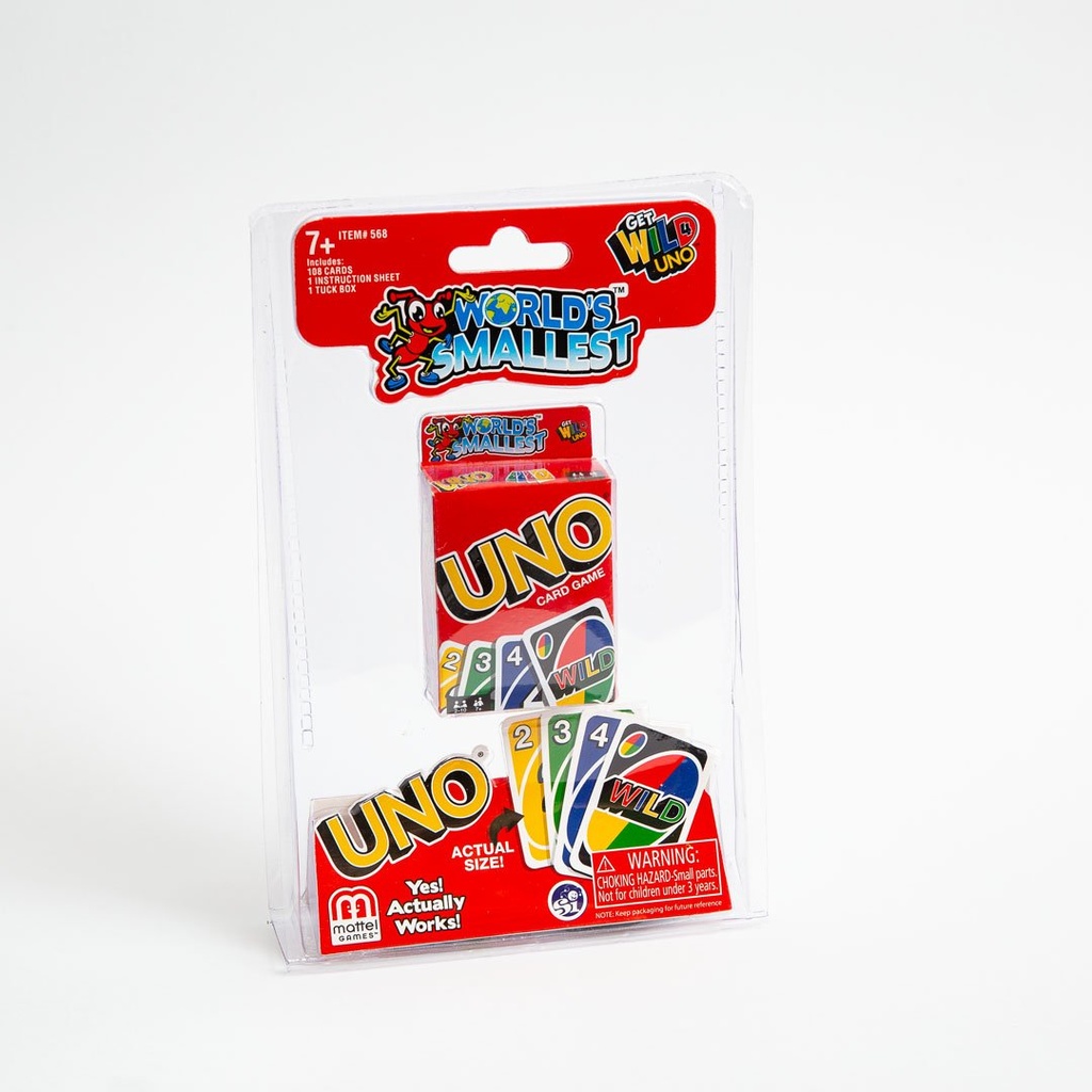 [0854941007631] World's Smallest Uno Card Game