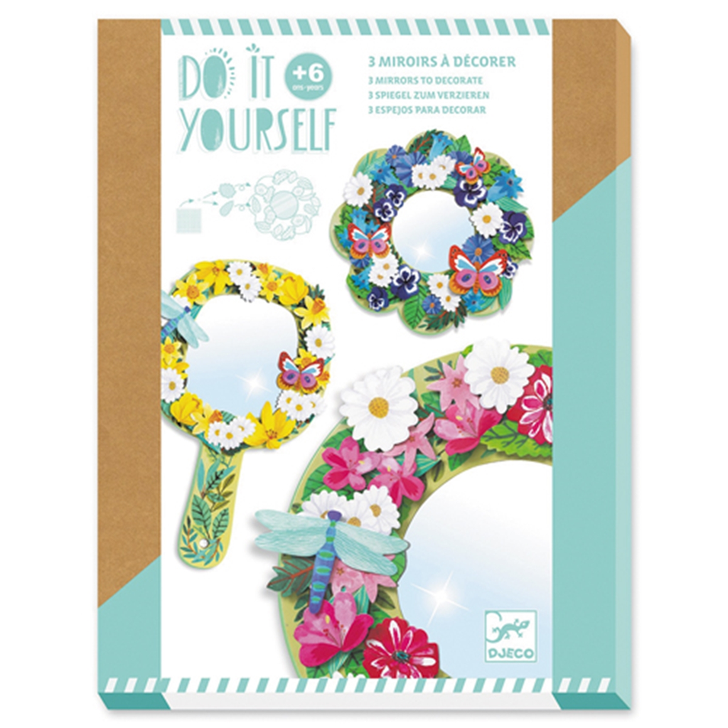 DIY: Spiegel Blumen