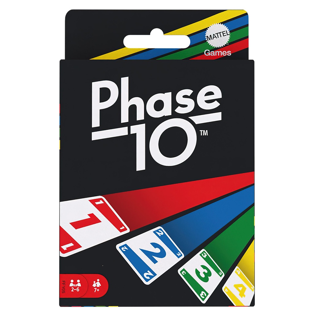 [0887961617689] Mattel Games Phase 10,  Kartenspiel, Gesellschaftsspiel, Familienspiel, Kinderspiel