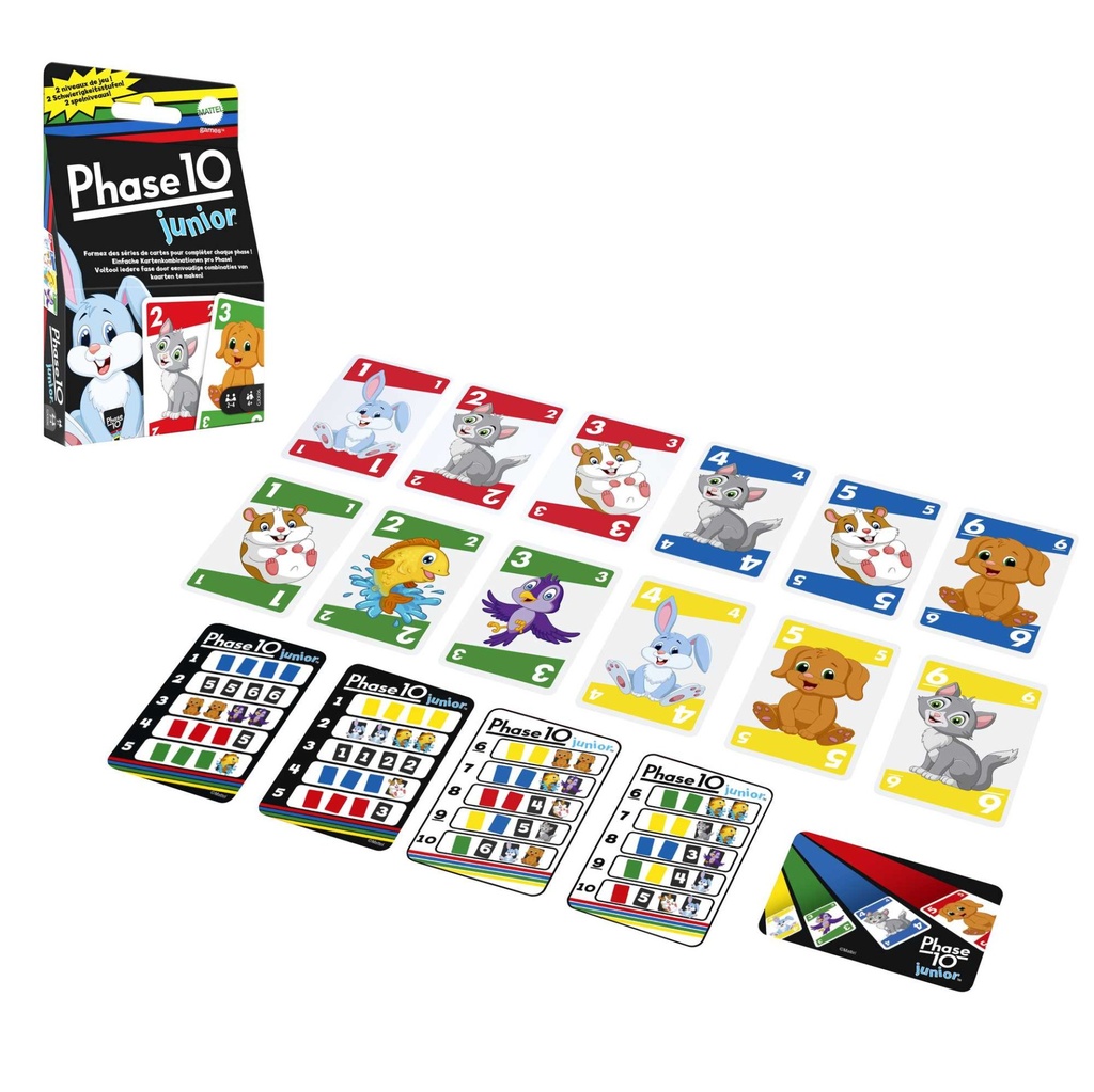 Mattel Games - Phase 10 Junior