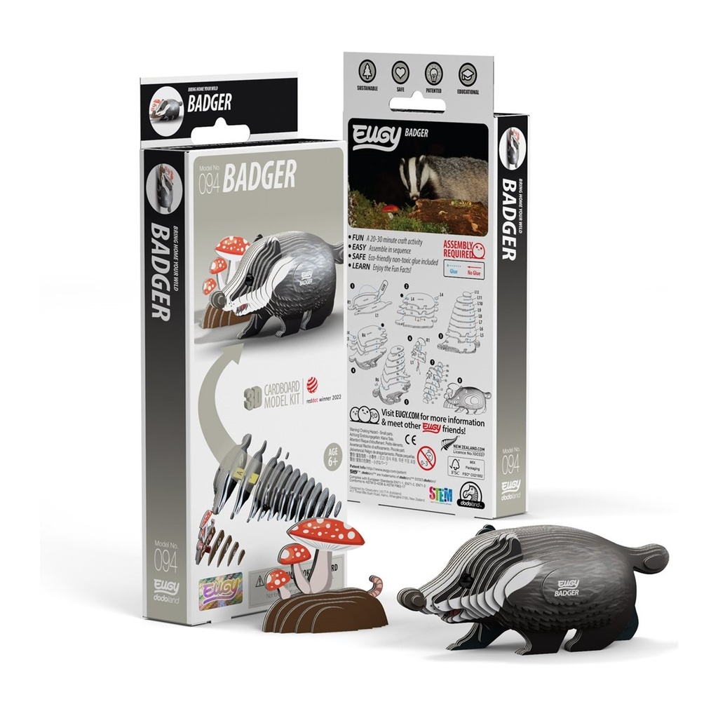 [9421036940169] 3D Bastelset Dachs