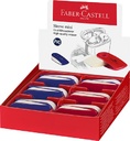 Radierer Sleeve Mini rot/blau 24x