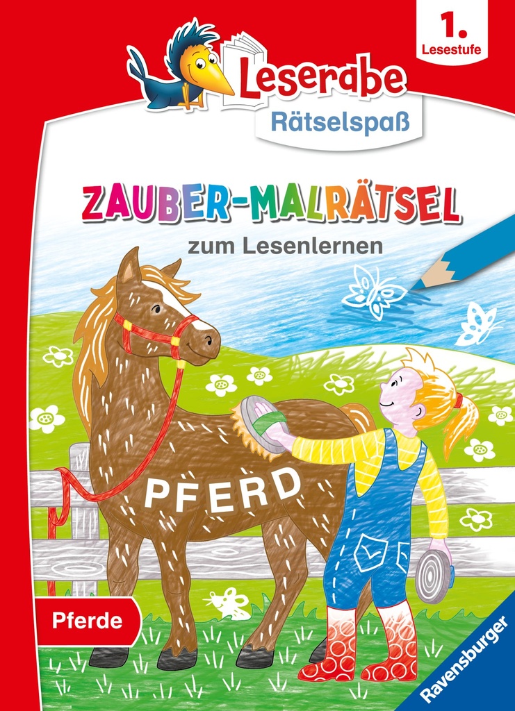 [9783473488896] Zauber-Malrätsel zum Lesenlernen: Pferde (1. Lesestufe)