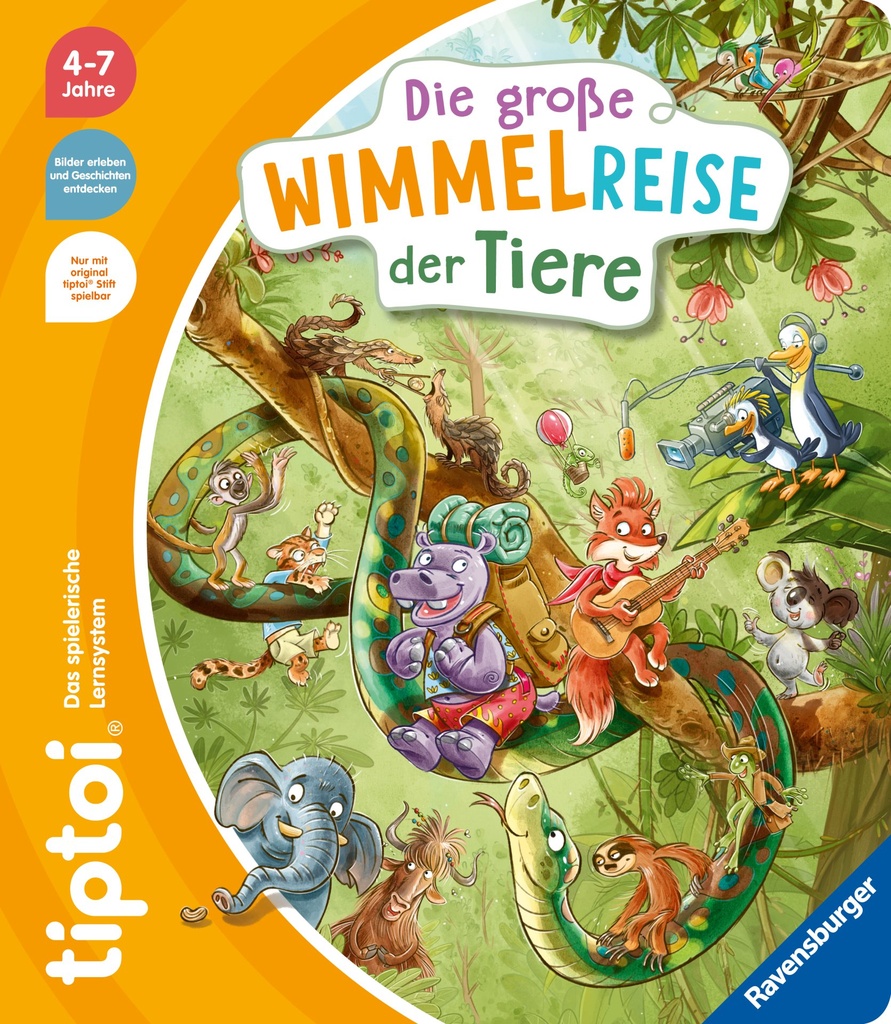 Die große Wimmelreise der Tiere