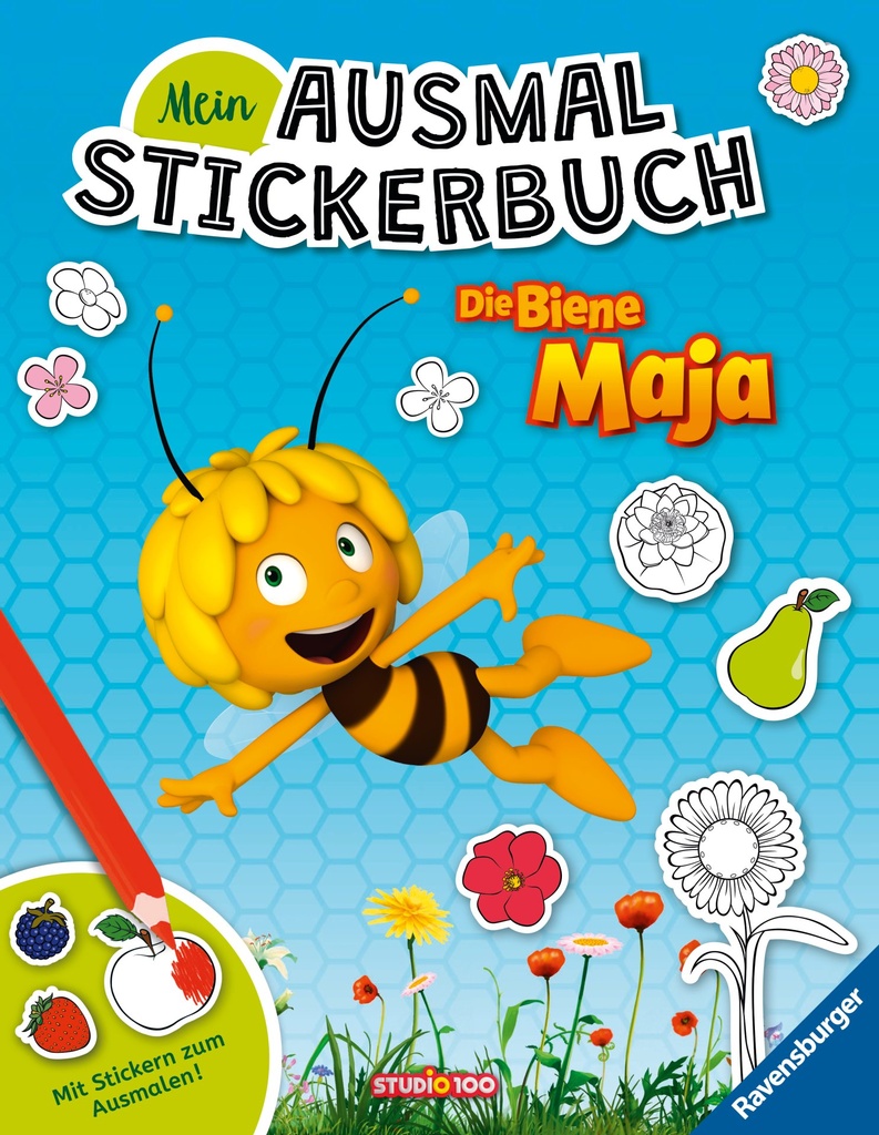 Die Biene Maja: Ausmalsticker