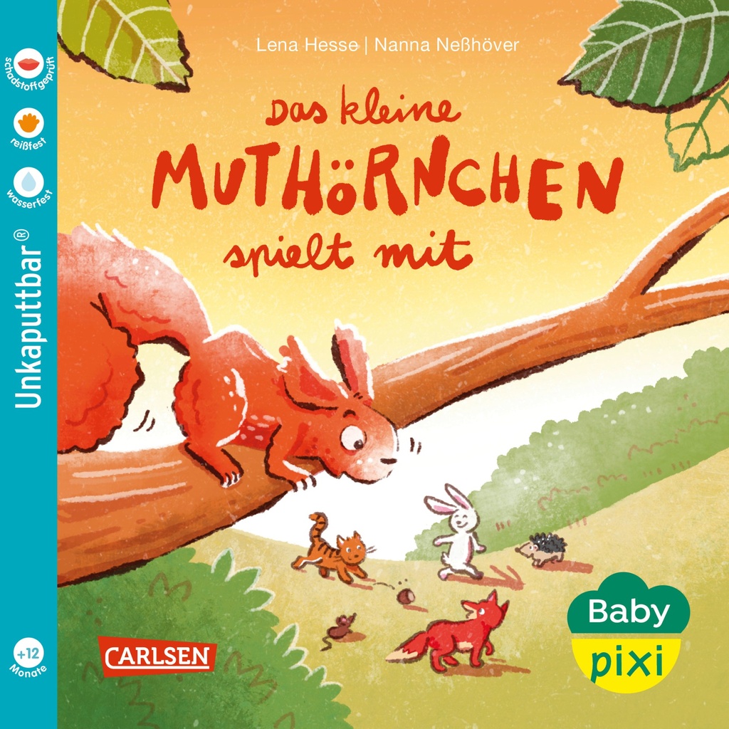 [9783551063403] Baby Pixi (unkaputtbar) 177: Das kleine Muthörnchen spielt mit